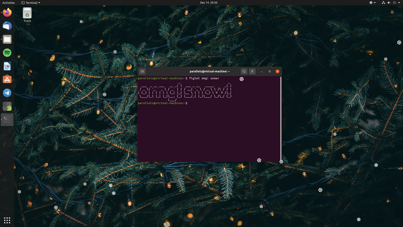 Add a Cool Falling Snow Effect to the Ubuntu Desktop