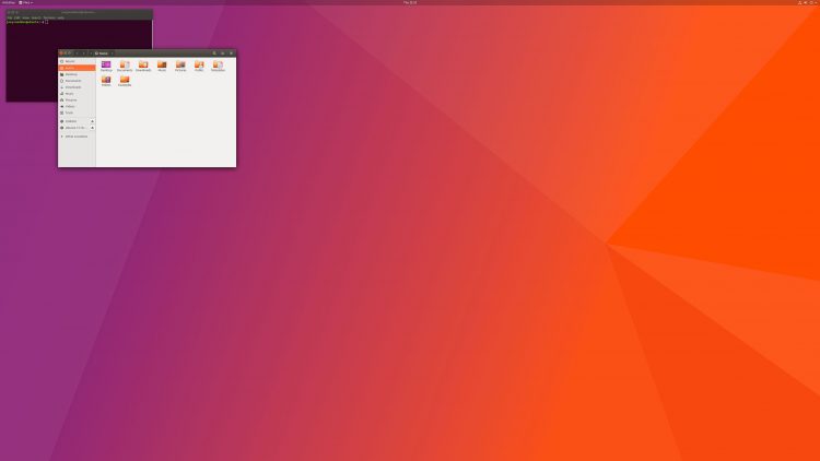 GNOME desktop on DiDPI