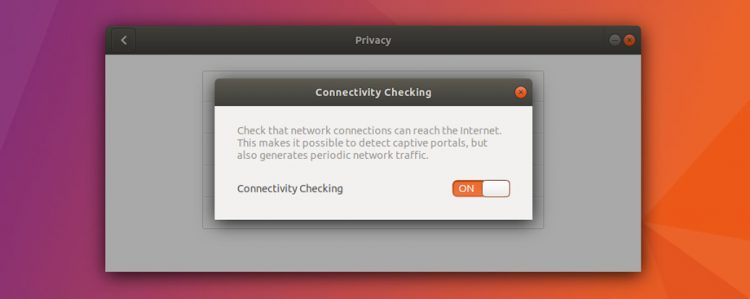 ubuntu captive portal connectivity check setting