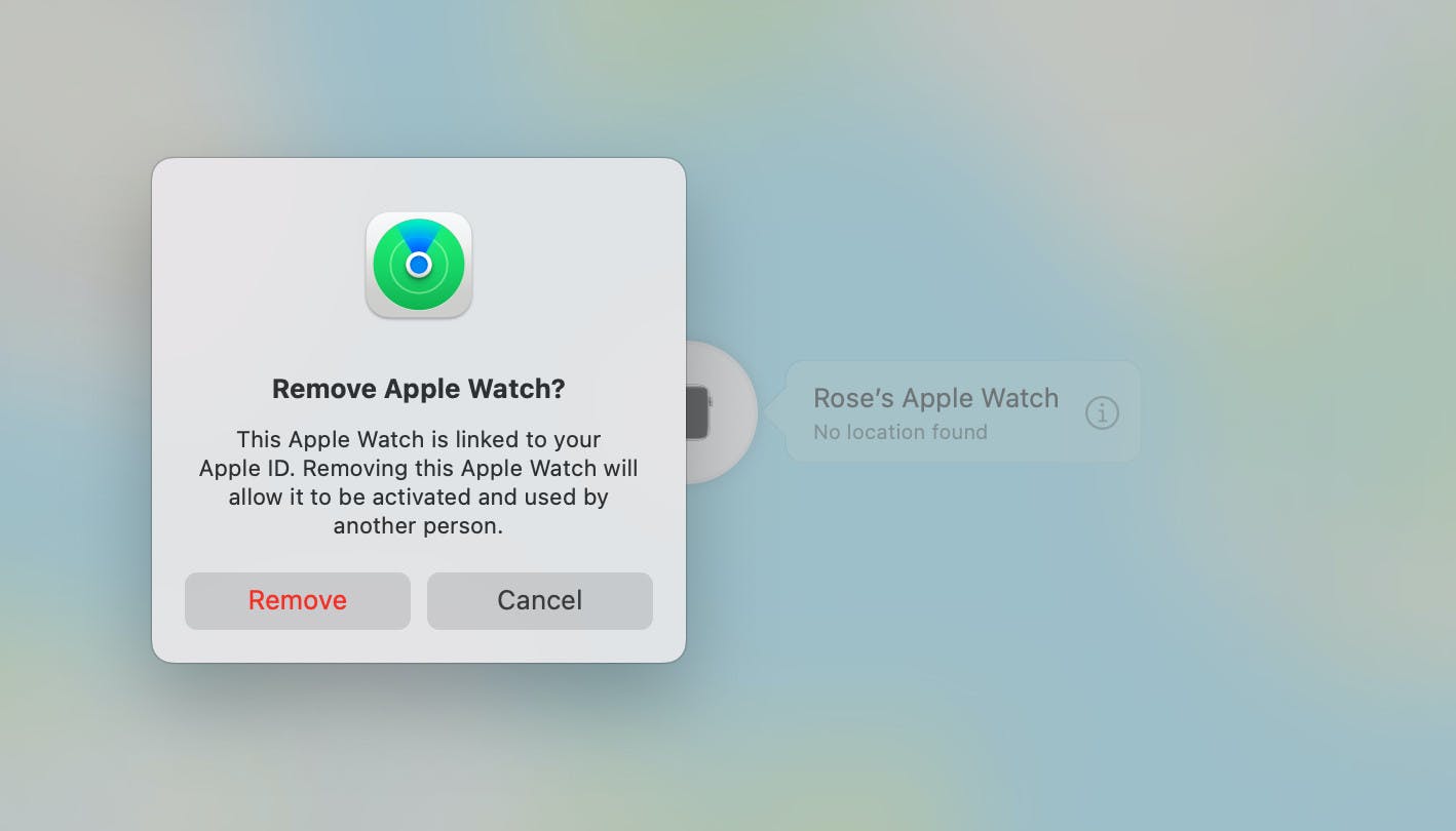 If you don’t have your iPhone you can unpair an Apple Watch through your iCloud account.