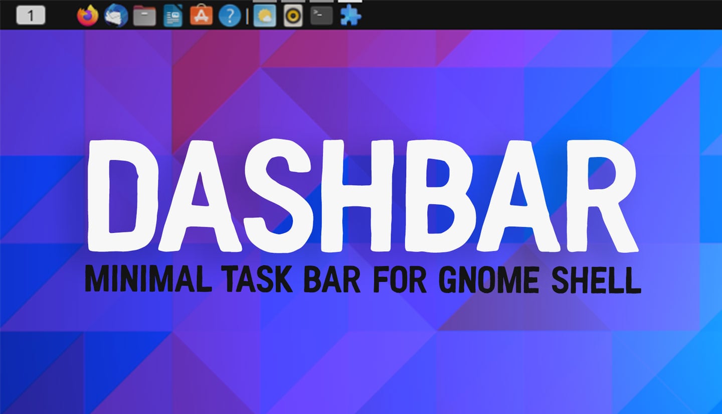 DashBar is a Compact All-in-One Taskbar GNOME Extension – Tipsbeginners