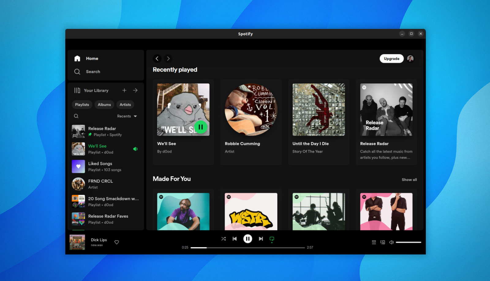 Spotify’s ‘Controversial’ New Design Arrives on Linux – Tipsbeginner