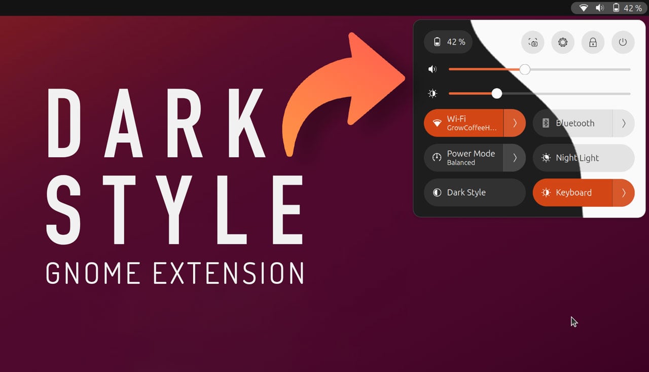 ‘Dark Style’ GNOME Extension for Ubuntu 23.10 – Tipsbeginners