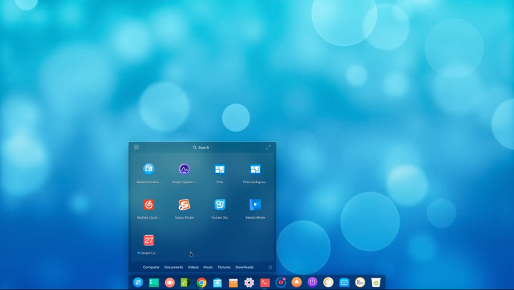 deepin desktop