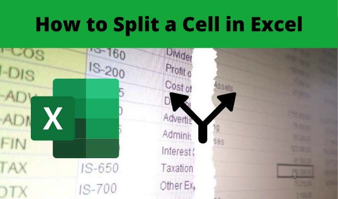 3 Ways To Split a Cell In Excel