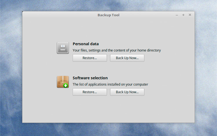 Linux Mint Backup Tool