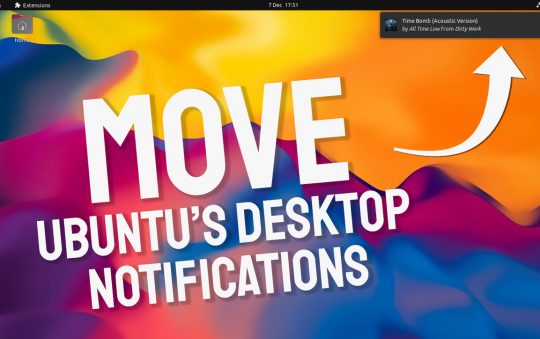 How to Change Notification Position on Ubuntu with an Extension