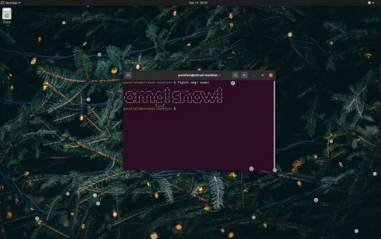 Add a Cool Falling Snow Effect to the Ubuntu Desktop