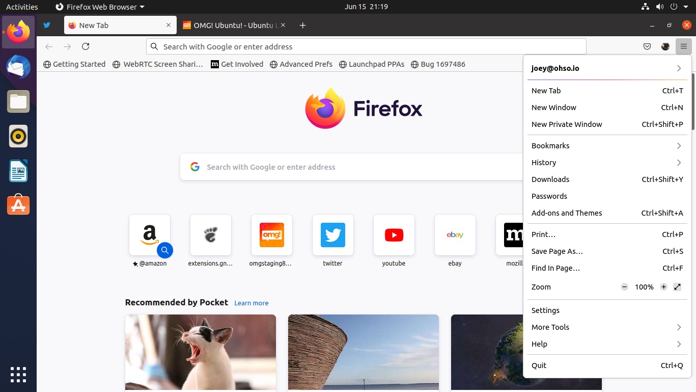 Firefox 89 normal