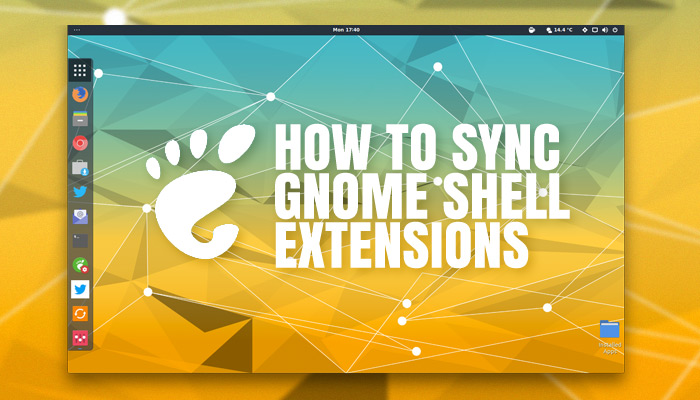 How to Sync GNOME Shell Extensions Between Desktops