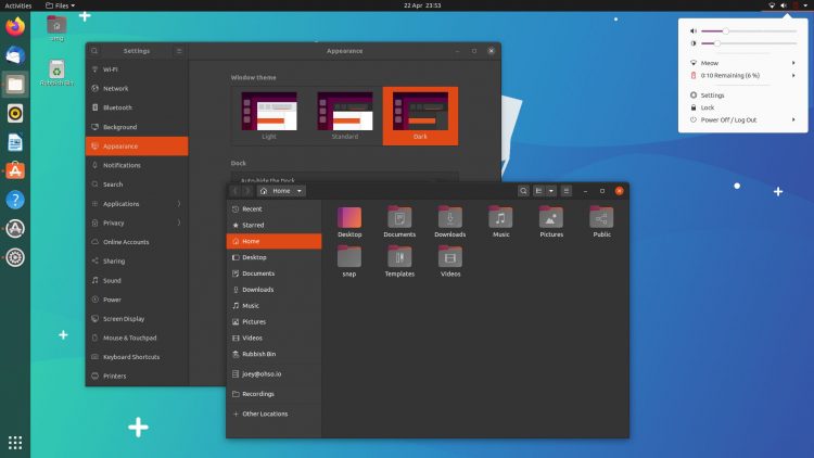 Ubuntu Dark theme but light shell