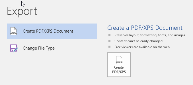 How to Create PDF Documents in Microsoft Office