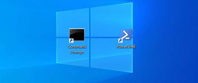 How to Set Up Command Prompt and PowerShell Keyboard/Desktop Shortcuts