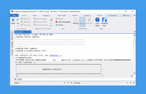 How to Analyze Memory Dump Files (.dmp) in Windows 10