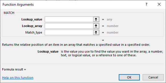 Matching function. Match function. Index Match function.