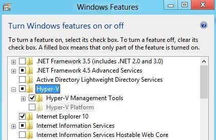 Enable Windows 10 Hyper-V