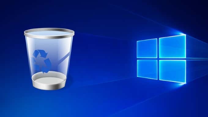 Change Recycle Bin Settings in Windows 10