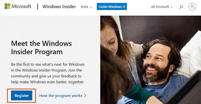 10 Get Windows 11 Insider Preview 1