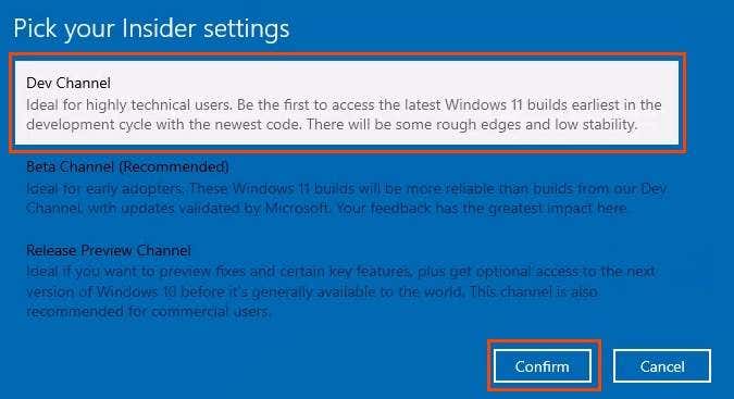 16 Get Windows 11 Insider Preview 7