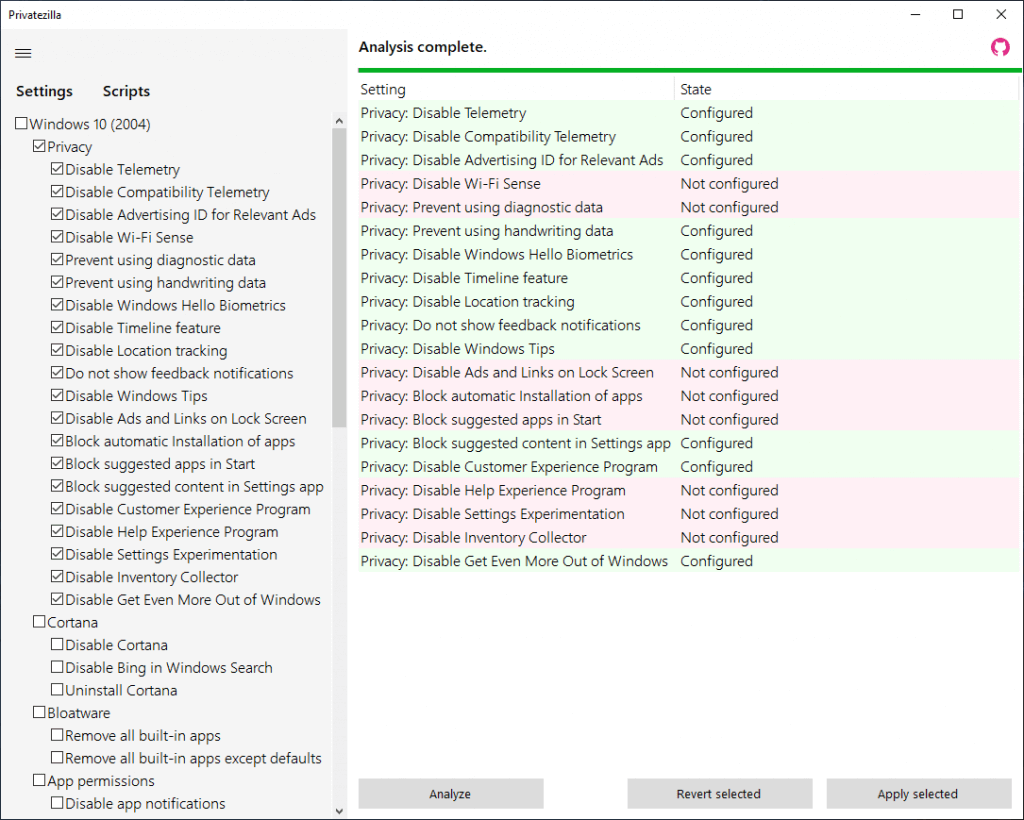 5 Best Windows 11 Privacy Tools - Privatezilla