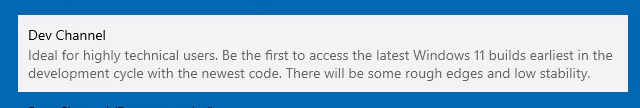 3 Windows 11 Dev Channel