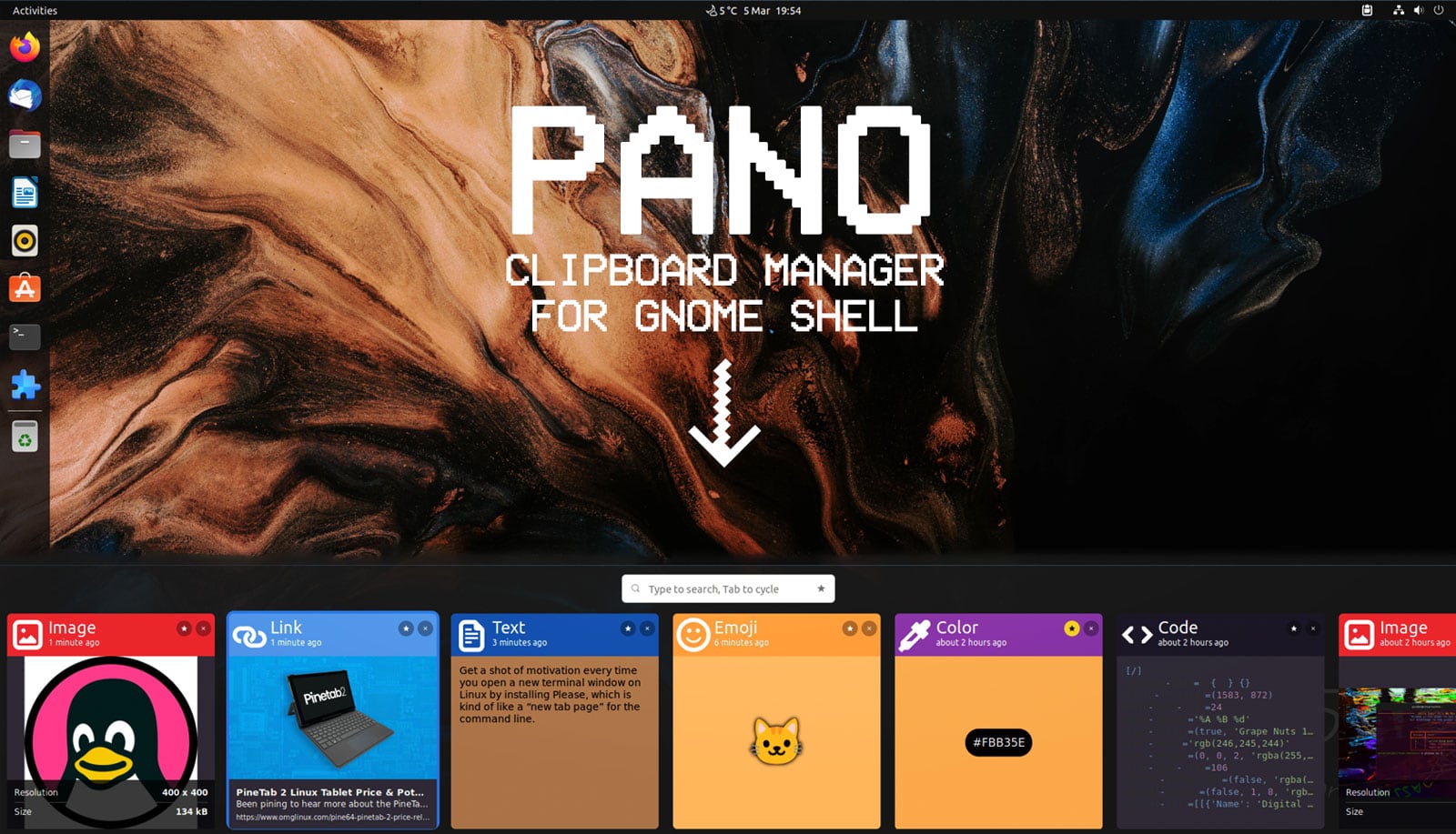 Pano Clipboard Manager for GNOME Shell Updated – Tipsbeginners