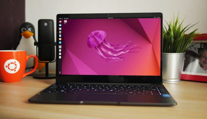 Laptop running Ubuntu 22.04 LTS
