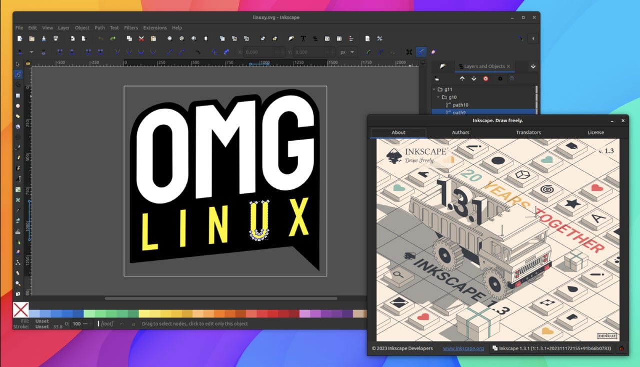 Inkscape 1.3.1 Released as ‘Biggest Bug Fix’ Update Ever – Tipsbeginners
